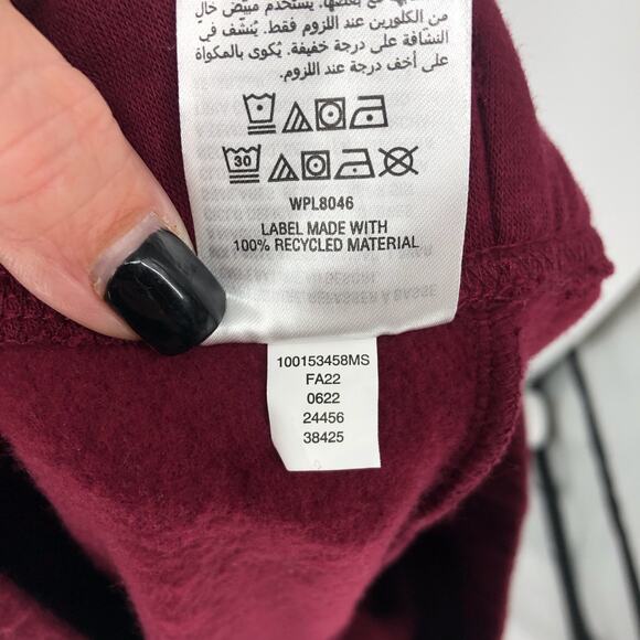 Ideology Womems Fleece Jogger Pants XXL Red Maroon Drawstring Casual Pull On NWT - Picture 7 of 9